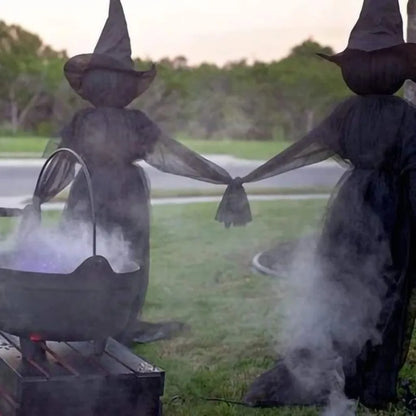 Light-Up Witches with Stak Screaming Witches Sound Activated Sensor