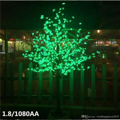 LED Cherry Blossom Christmas Tree Light – 1.5m Outdoor Lighting