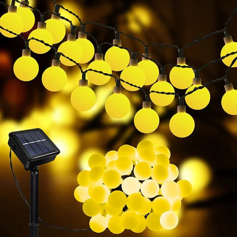 Solar LED String Lights 8 Modes Fairy Garland