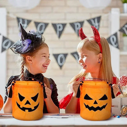 LED Light Halloween Trick Or Treat Bucket