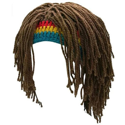 Rasta Wig Beanie Men's Caps