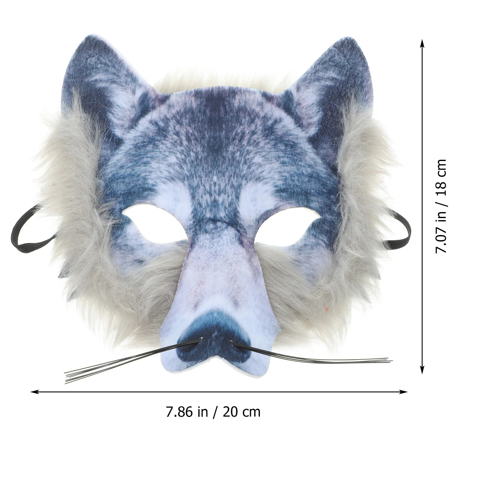 PVC Wolf Mask 1pc - Festivewarehouse™