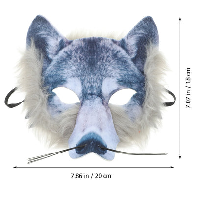 PVC Wolf Mask 1pc - Festivewarehouse™