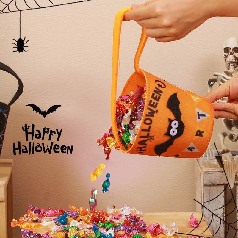 Halloween Theme Candy Bucket Bag