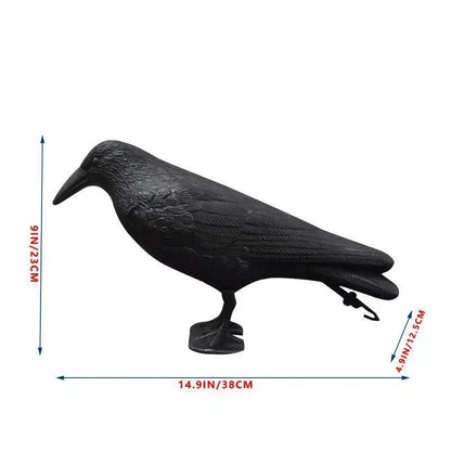 Fake Raven Resin Statue Bird Crow