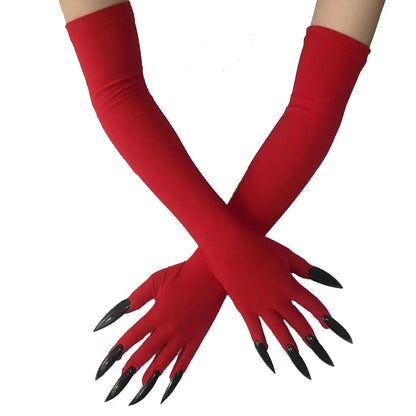 Cool Halloween gloves Green Ghost claws