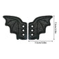 1 Pair Bling Bat Shoe Wings Embroidery DIY