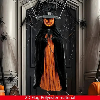 2D Halloween Horror Evil Pumpkin Man