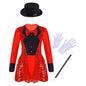Girls Magician Costume Set Long Sleeve