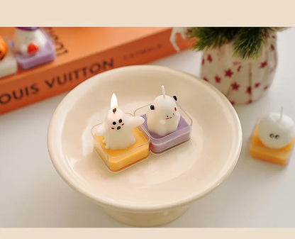 Halloween Fun Scented Candles - Handmade Decor for Home