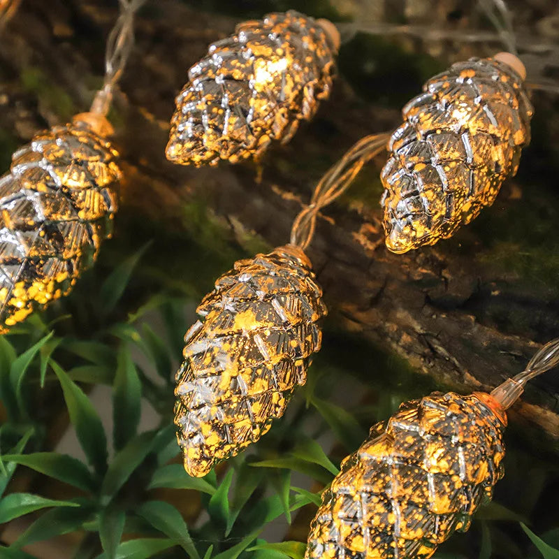 1.5M 10LED Pine Cone Fairy Light