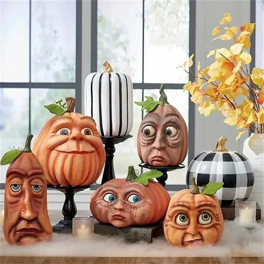 Ghost Party Mutated Pumpkin Head