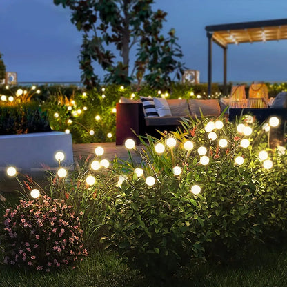 8 LED Solar Garden Lights - Elegant Seasonal Piece