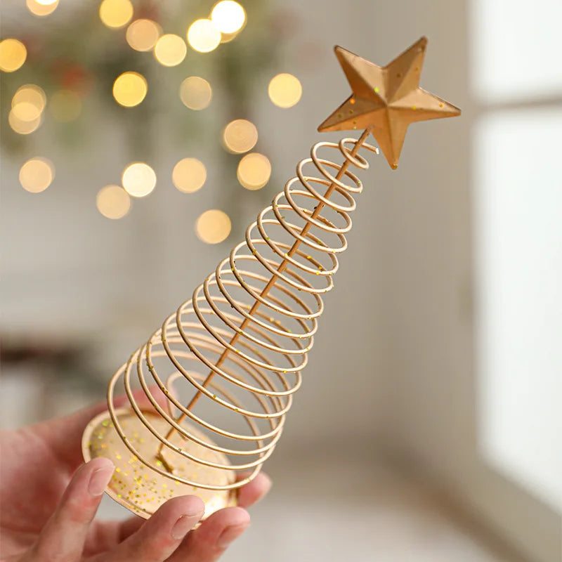 Nordic Iron Christmas Tree – Desktop Decorations for Party