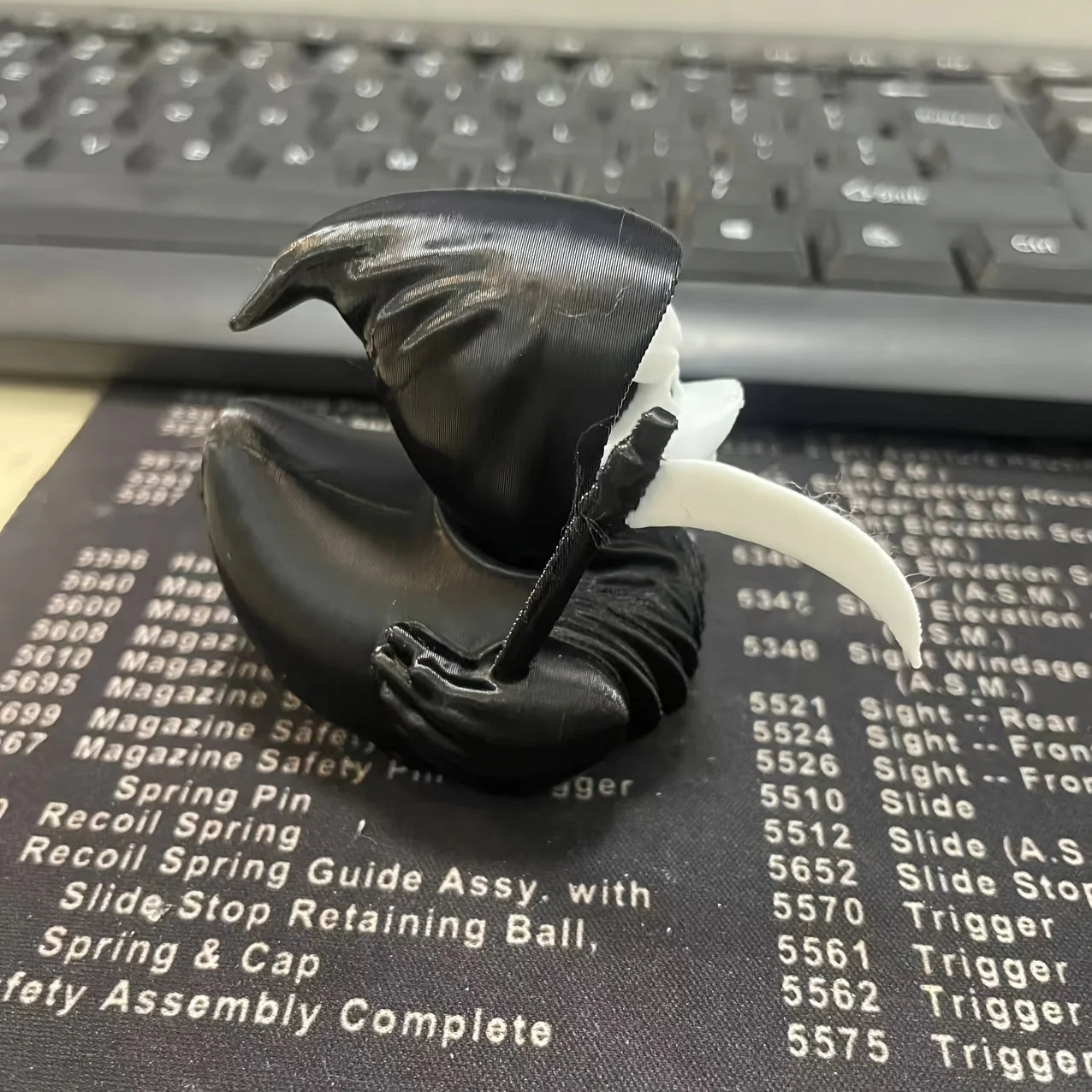 Grim Reaper Duck A 3D Printed Scary