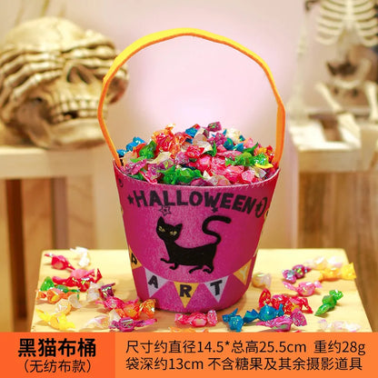 Halloween Theme Candy Bucket Bag