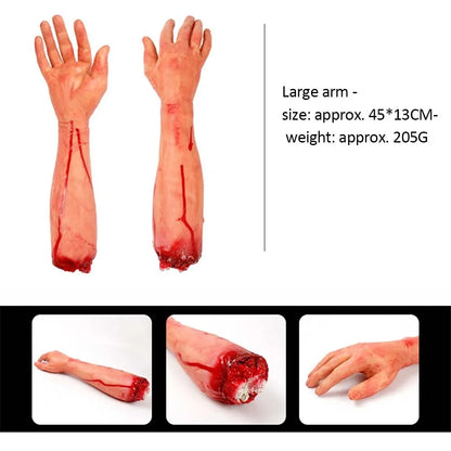 Halloween Horror Props Bloody Handger Leg Foot Brain Heart Halloween Supplies