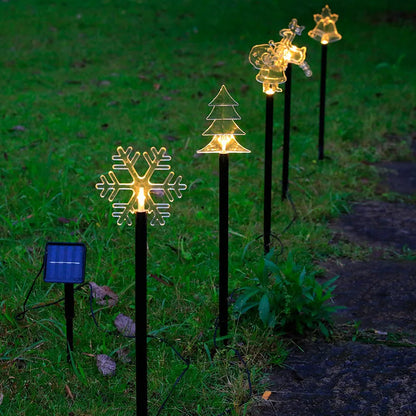 Solar Energy Five-Pointed Star Lights