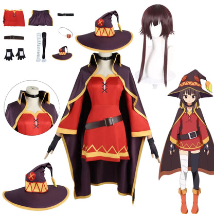 Anime Megumin Cosplay Costume