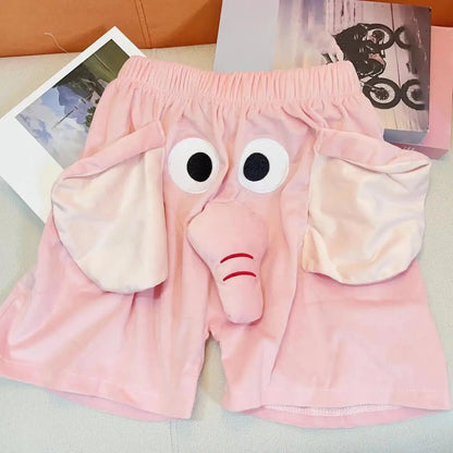 Men Pajamas Pants Cartoon Elephant