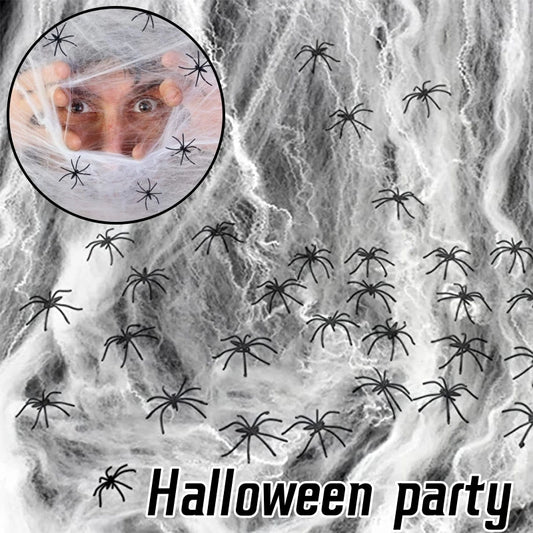 Super Real Spider Web Fake Spider