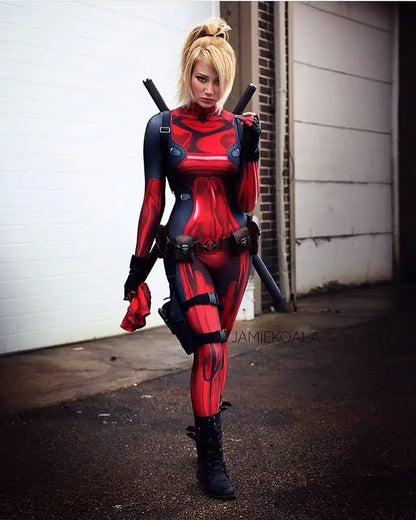 Lady Deadpool Cosplay Costume