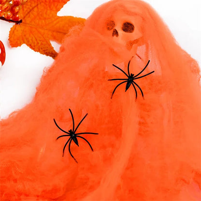 Halloween Decoration White Spider Web