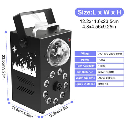 700W Smoke Machine Wireless Remote Control