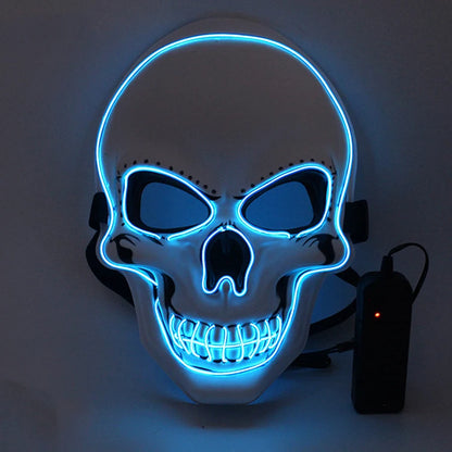Horror Skull Mask LED Cold Light Mask