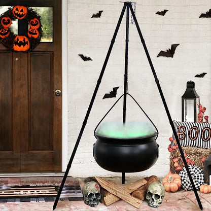7.87inch Witch's Cauldron with Tripod and Lights