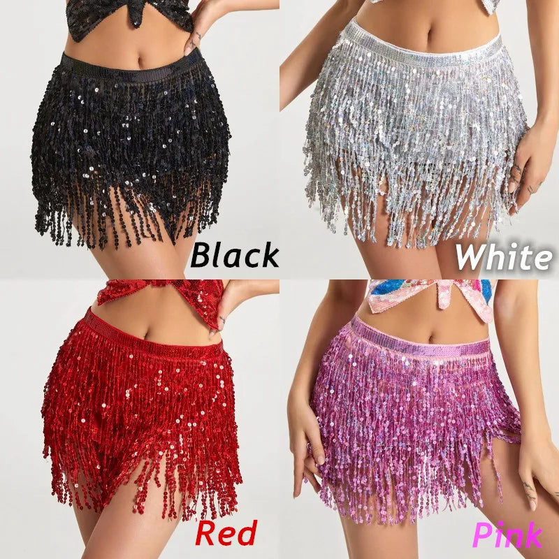 Latin Dance Hula Short Skirt Dress