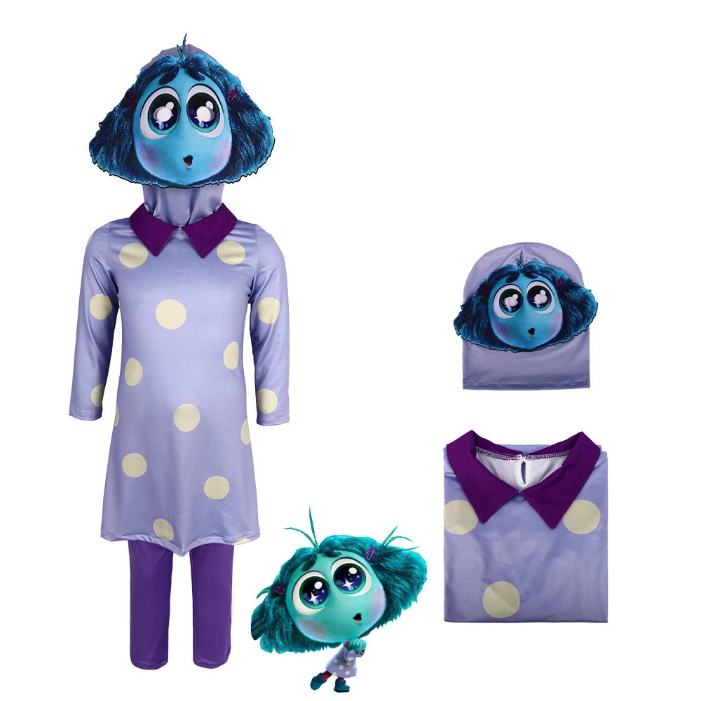 NewAnime Movie Inside Out Joy Cospaly Costume