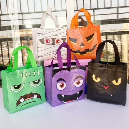 Halloween Non-Woven Treat Bags 5 PCS - Festivewarehouse™