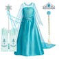 Halloween Elsa Dress for Girls Children Party