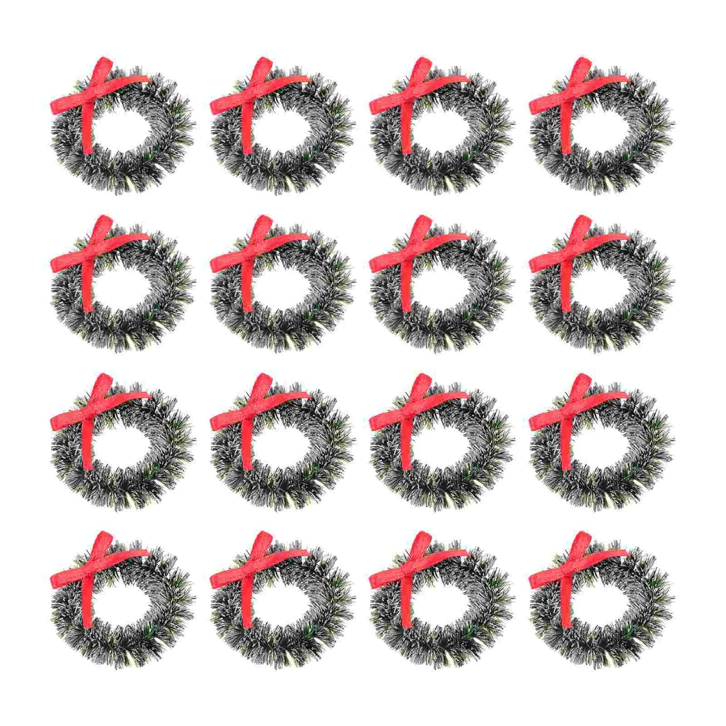 20 Pcs Small Christmas Tree Wreath