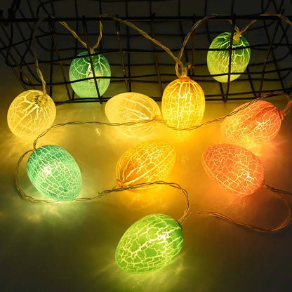 1.5M 10 Leds - Easter Chicken Egg Plastic Led Light String