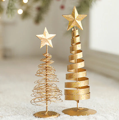 Nordic Iron Christmas Tree – Desktop Decorations for Party