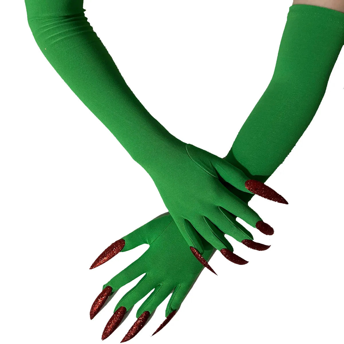 Cool Halloween gloves Green Ghost claws