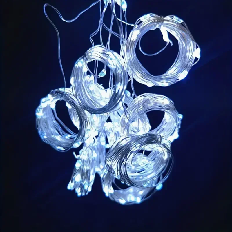 LED Curtain Fairy Lights 8 Lighting Modes Christmas Decoration