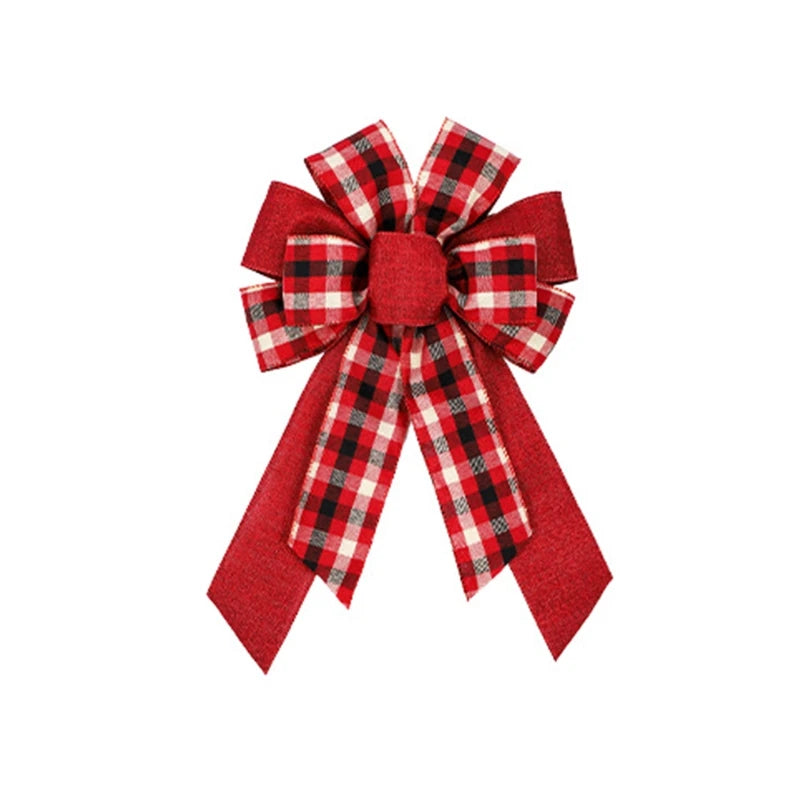 Christmas Tree Bow Large Gift Bows - 9 Inch