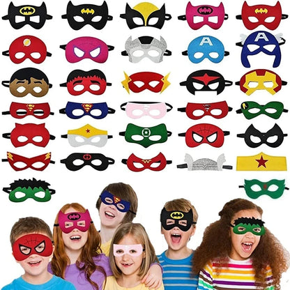 32Pcs Halloween Superhero Masks