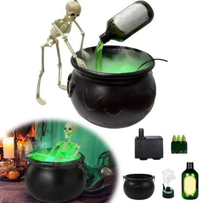 Halloween Mist Maker Fogger Witch Cauldron