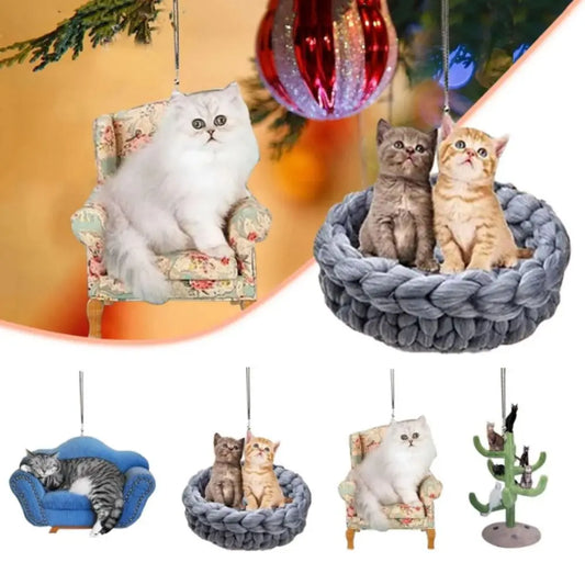 Acrylic Cartoon Pets Hanging Ornaments