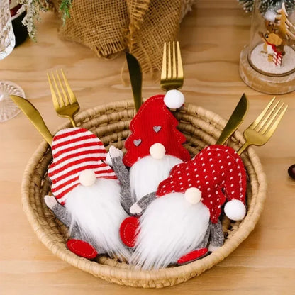 Adorable Christmas Cutlery Holder Knife Fork Bags