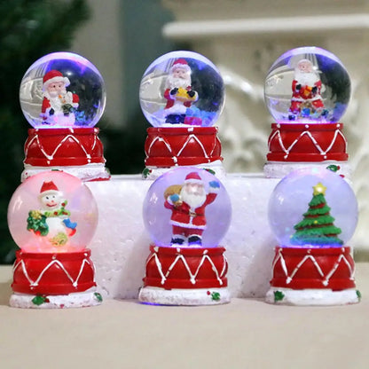 Christmas Glass Snow Globe Decor