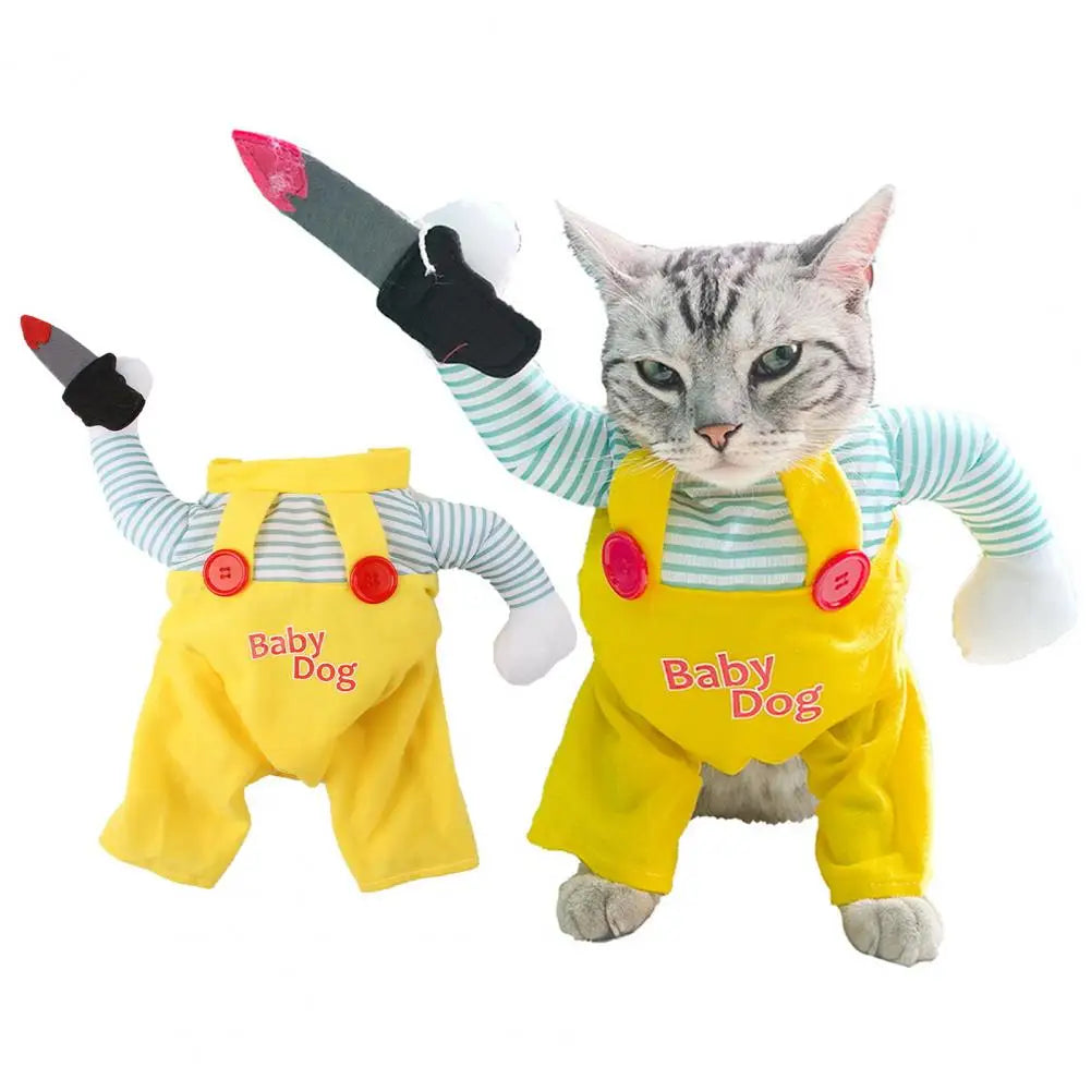 Pet Halloween  Outfit with Adjustable Straps