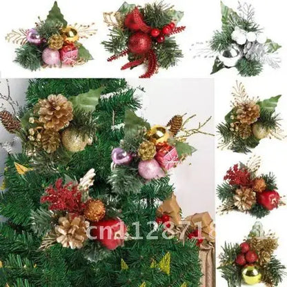 Christmas Gift Decor - Festive Decorative Accessories - Decorative Wreath for Home & Holiday