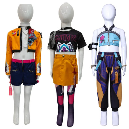 Kids Kpop Demon Rumi Zoey Mira Suit
