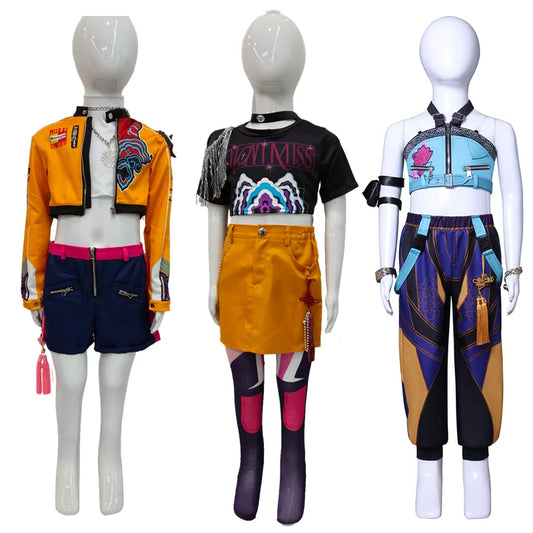 Kids Kpop Demon Rumi Zoey Mira Suit