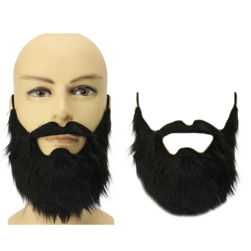 Fake Beards Costume Beard Old Man Mustache